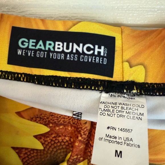 GEAR BUNCH Sunflower Vibrant Yoga Pant Leggings - Picture 4 of 4